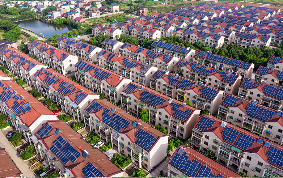 龙游芝溪家园金屋顶光伏富民工程