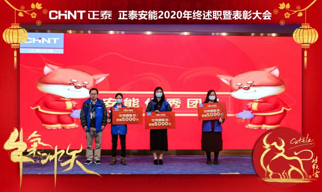 立正 看齐 | 向正泰安能2020年优秀团队对齐！